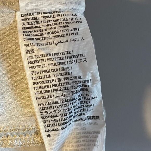 VTG Abercrombie & Fitch Suede Jegging in Cream | SZ 8 - Picture 6 of 16